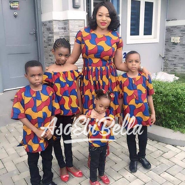 Mom & her adorable kids