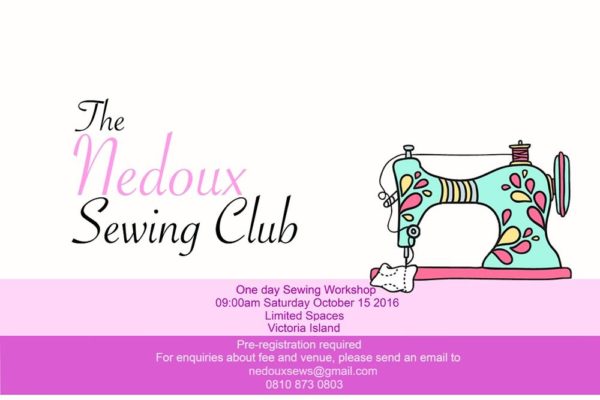 Nedoux Sewing Club Oct 2016