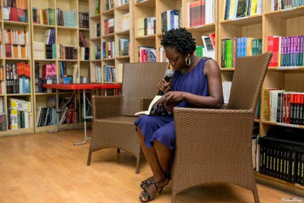 Oluwaseun Adetunji, during one of the reading sessions