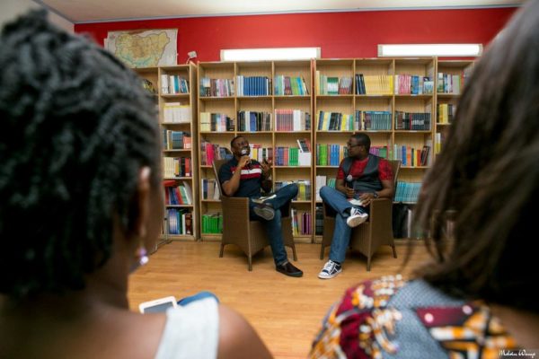 Othuke Ominiabohs and Tunde Leye during the Q and A session