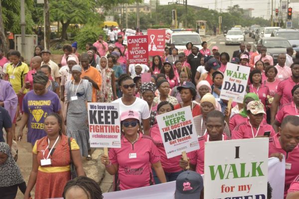 Pink October Walk, Race & Cycle against Cancer in Lagos organized by Project PINK BLUE_