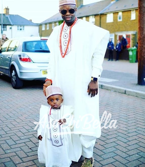 Rahmon & baby Malik @nicha_layeni