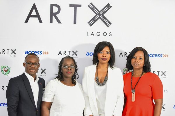 Segun Ogunleye (Brand Manager, 7-Up); Bisi Silva (Artistic Director); Tokini Peterside (Founder, ART X Lagos); Olubusola Osilaja (Head, Corporate Comms - Access Bank