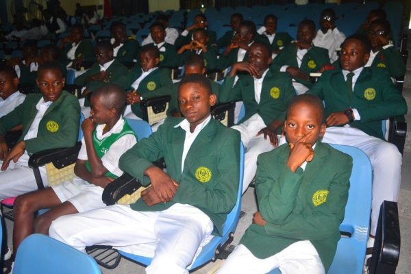 Students of St Patrick College- Calabar