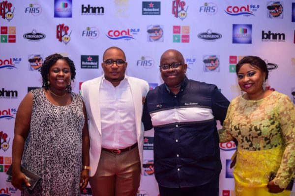 Tee A and Wife, Kehinde with MD of UPDC, Mr Hakeem Ogunniran and Wife