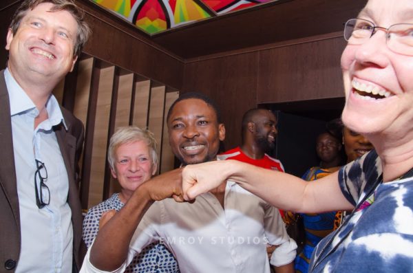 Thumbs Up! Christine K and JJ. Omojuwa