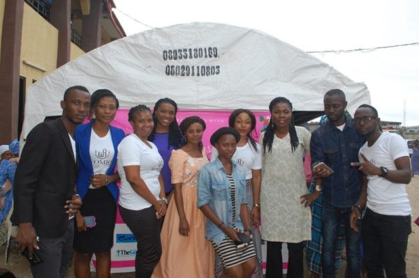 Founding Editor of Women of Rubies; Esther Ijewere-Kalejaiye with her team 