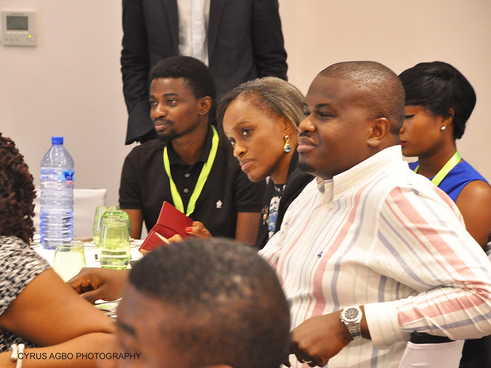 L -R Ayodeji Balogun, Chief Technology Officer, Twinpine; Omobola Johnson, General Partner at TLCom Capital; Elo Umeh, Founder, Twinpine