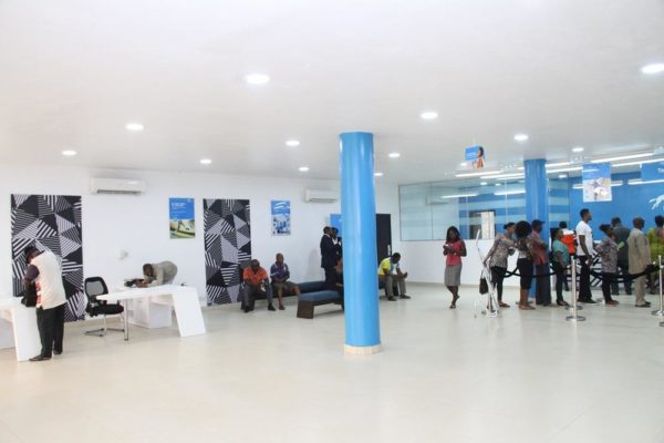 Customers in the new Union Bank branch in Enugu