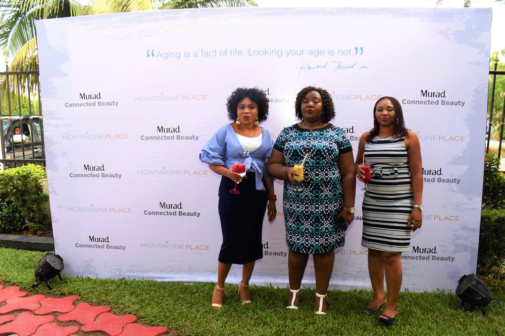 L-R; Geth Okoli; Head of Sales Montaigne Place, Queen Ogunsile; Head of Training Montaigne Place, Toyin Gbede- Kayode; Head of Digital & Online Strategy Montaigne Place 21.From Left; Funmi Elliott, Dr Ayesha Akinkugbe; Queen Ogunsile