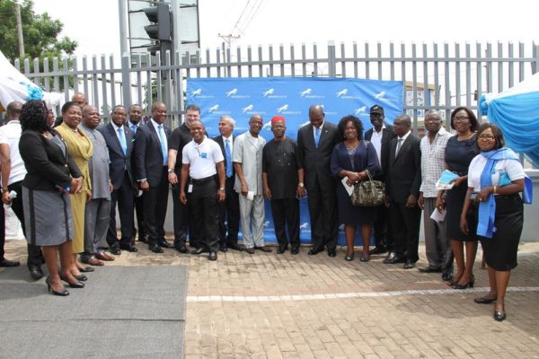 Union bank officials and guests at the launch of the new Union Bank branches in Enugu