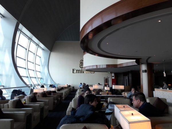 Emirates Business Class Lounge at Dubai International Airport