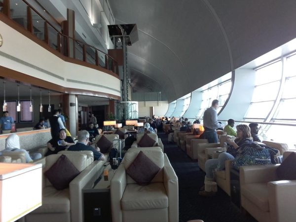 Emirates Business Class Lounge at Dubai International Airport