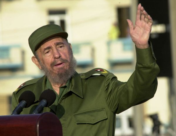 Castro Leads Massive Anti-U.S. Demo