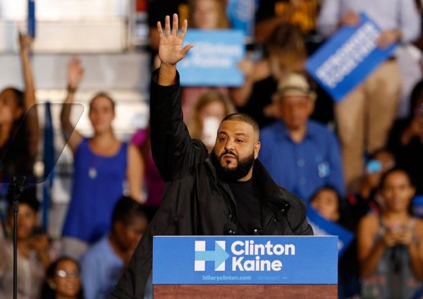 MIAMI GARDENS, FL - OCTOBER 20:  DJ Papa Keith urges the crowd to early vote before U.S. President Barack Obama's campaign event for Democratic presidential candidate Hillary Clinton at Florida Memorial University on October 20, 2016 in Miami Gardens, Florida. Obamas campaign stop was previously scheduled for earlier this month but was postponed due to Hurricane Matthew.  (Photo by Joe Skipper/Getty Images)