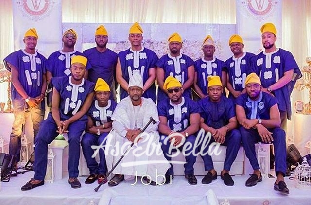Groom @djyinksin @bimmms24 & his men in @itunufabrics photography @jobiphotography