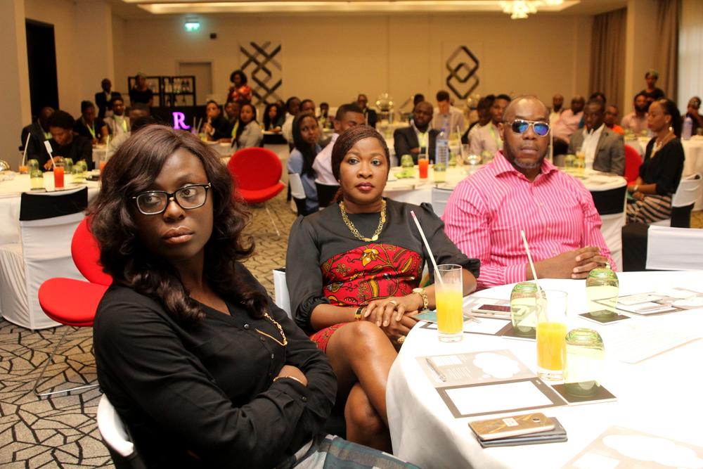 Josephine Sarouk, Senior Manager, Corporate Segment, MTN Nigeria; Onyinye Ikenna-Emeka, General Manager, Enterprise Marketing, MTN Nigeria; Lorenz Mba, Consultant, Canig Innovative Solutions.