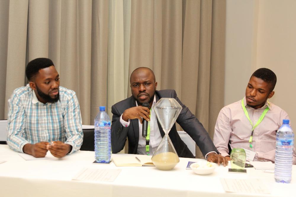 John Iseghohi, Digital Marketing & Strategy at Etisalat; Oti Ukubeyinje, Media Director at Sponge Digital; Tunde Kara, Director, Sales & Bus Dev (Pulse.ng) Ringier Africa