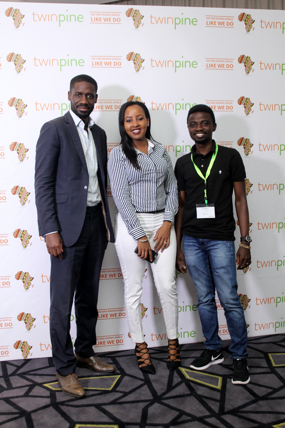 Guy-Bertrand Njoya, Synekas Consult; Teresia Kinuthia, Regional Manager, East and Central Africa, Terragon; Ayodeji Balogun, Chief Technology Officer, Twinpine