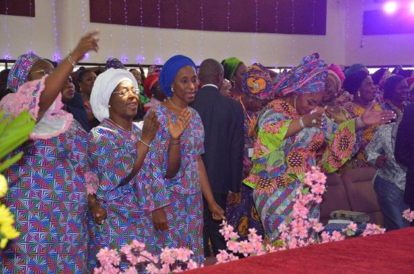 l-r-mrs-labo-ademola-head-of-servicelagos-state-h-e-mrs-dolapo-osinbajo-wife-of-the-vice-president-of-federal-republic-of-nigeria-pastor-mrs-siju-iluyomade-convener-arise-women-conference