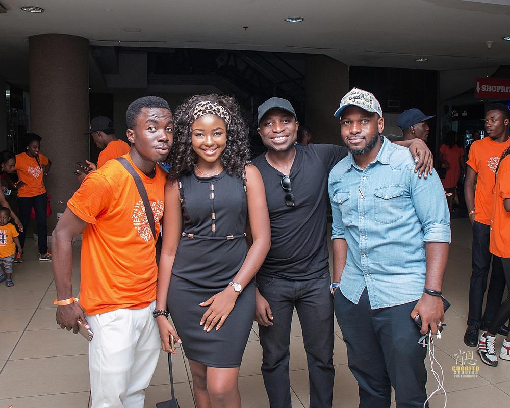 Left to right DFK Participant and Miss Tourism Nigeria┬áGlobe and DFK group leader and Co-Founder Kindness Africa