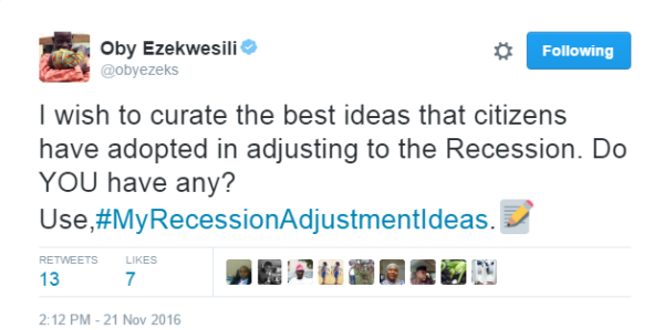 oby-ezekwesili-recession-adjustment-ideas