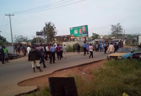 policemen-protest-in-ondo