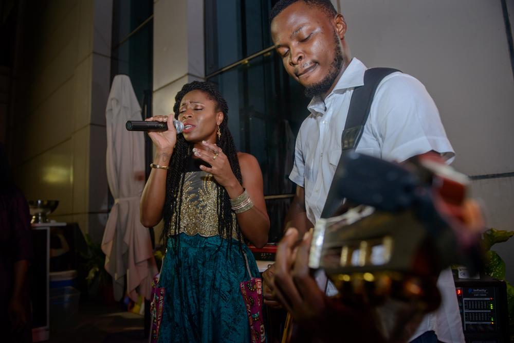 Mary Akpa performing