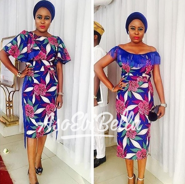 bella naija ankara short gown styles