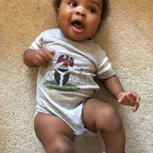 So Adorable! Rapper Wale's Daughter Rocks a Onesie with The Nigerian ...
