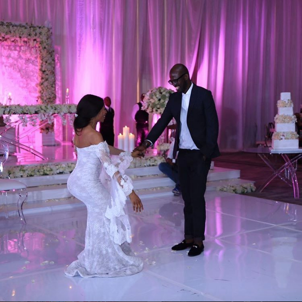World Famous South African House DJ Black Coffee Actress Enhle Mbali Mlotshwa have their White Wedding after 7 Years Traditionally Married with 2 Kids BellaNaija