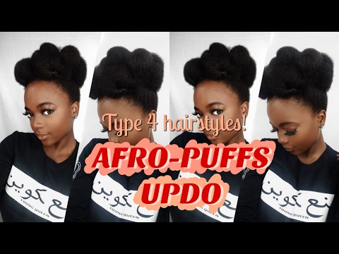 Watch Tolani's Tutorial for this 3 Minute Afro Puff Updo | Perfect ALL Hair  Types | BellaNaija
