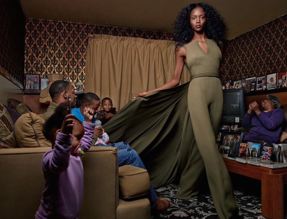 Designer Brandon Maxwell reveals Spring/Summer Campaign featuring Model  Riley Montana & her Family