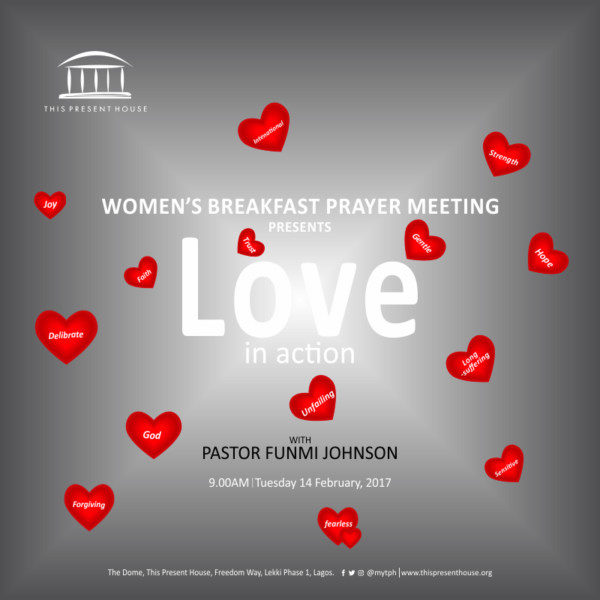 Love In Action With Pastor Funmi Johnson At This Present House Tomorrow February 14th Bellanaija