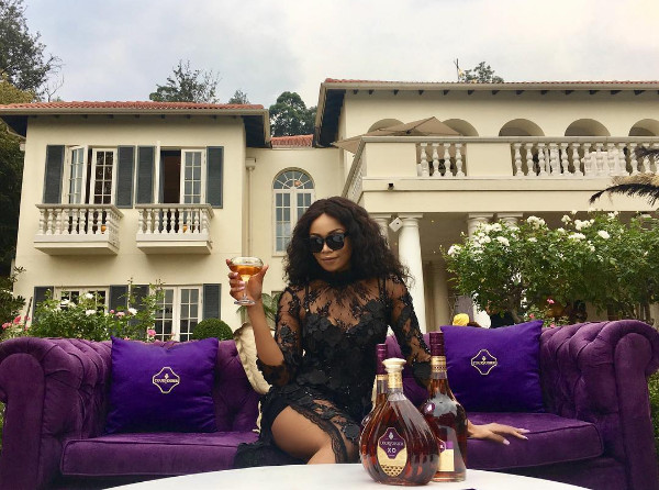 Bonang and David Tlale living it up at the birthplace of cognac