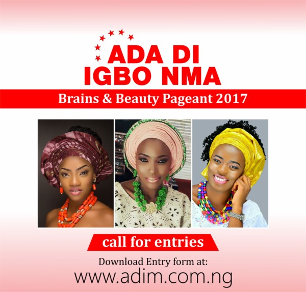 Are You Beautiful & Intelligent? Register for the Ada Igbo Nma Brains