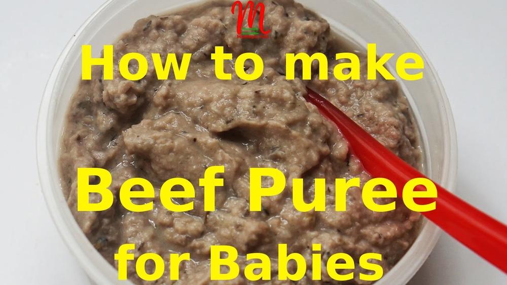 Here's How to Make Beef Puree for Babies by Mummy's Yum on BN Cuisine