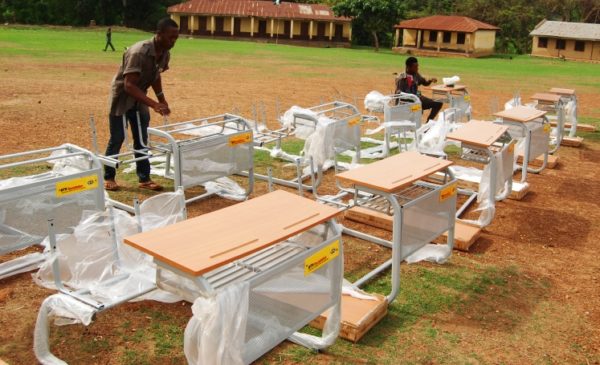 MTN Foundation donates furniture in Muslim Junior Secondary School Erinle, Kwara State