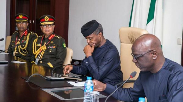 General Abu Belal Muhammad Shafi'ul Huq_Professor Yemi Osinbajo