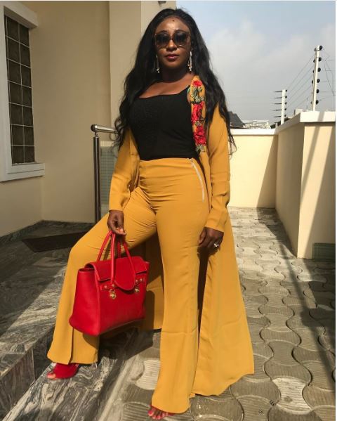 Nollywood Actress Ini Edo Shares Cute Photos In A Thanksgiving Mode To Celebrate Her Birthday