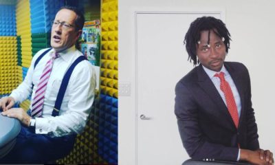 Richard Quest (left) and Bisi Alimi