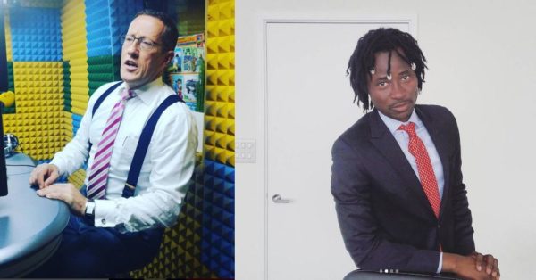 Richard Quest (left) and Bisi Alimi