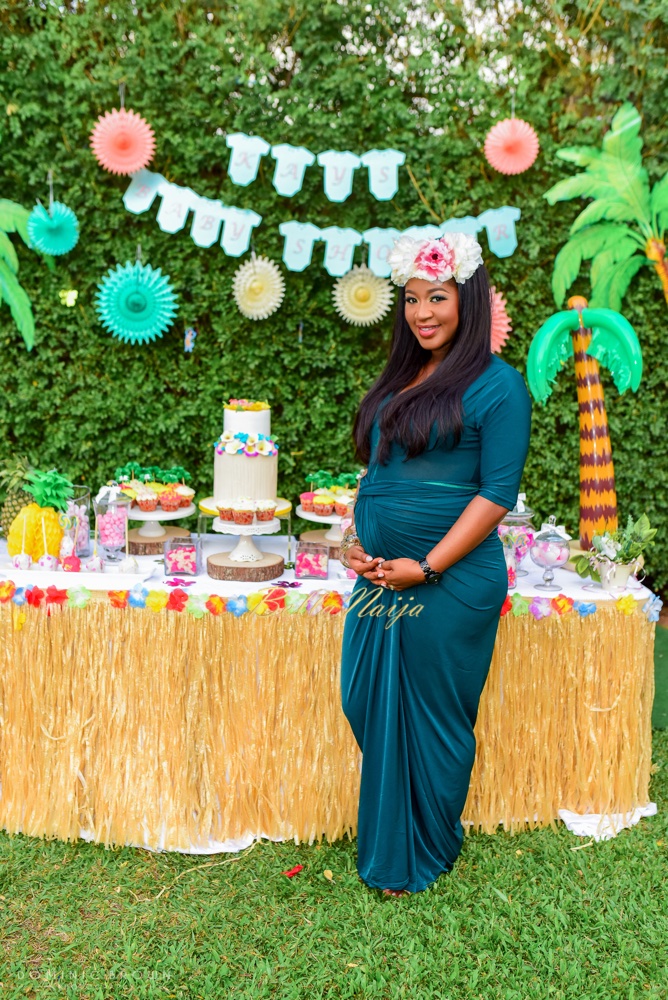 luau baby shower theme