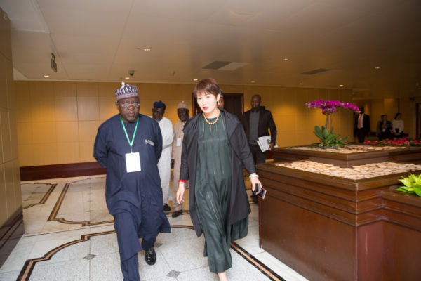 Governor of Nasarawa State, Umaru Tanko Al-Makura & President of Choice International, Ms. Diana Chan