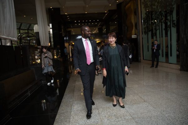 CEO of Del-York International, Linus Idahosa & President of Choice International, Diana Chan