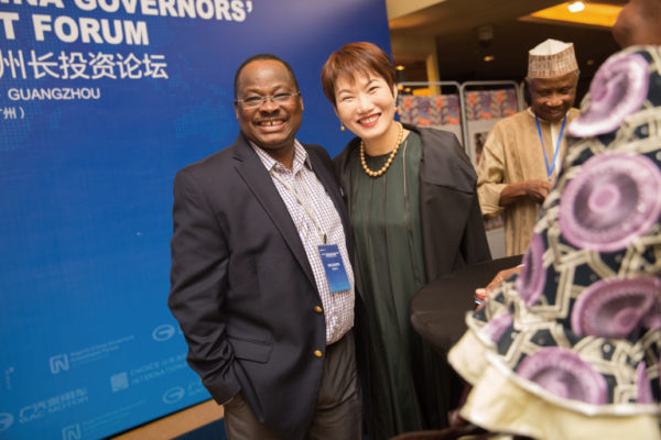 Governor of Oyo State, Abiola Ajimobi & President of Choice International, Ms. Diana Chan