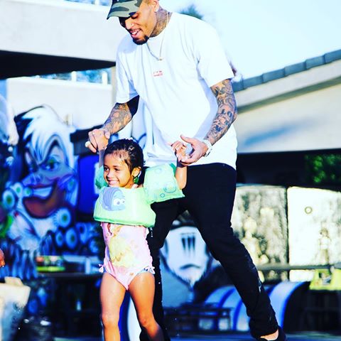 BellaNaija - Chris Brown throws Lovely Pool Party for Royalty's Third Birthday | See Photos