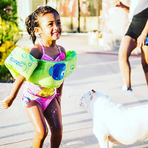 BellaNaija - Chris Brown throws Lovely Pool Party for Royalty's Third Birthday | See Photos