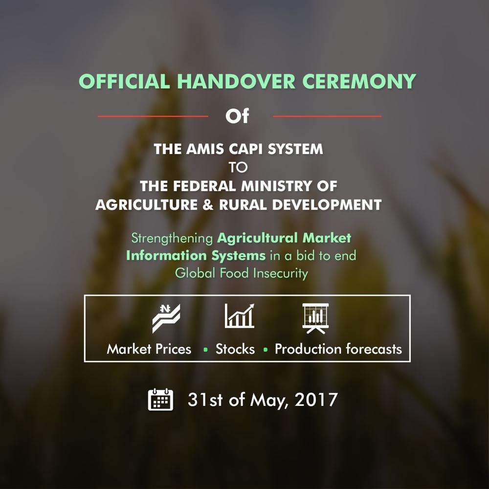 FAO Officially Hands Over the CAPI System to the Federal Ministry of ...