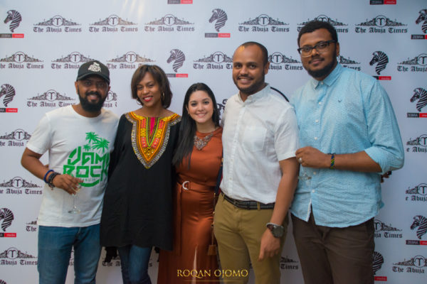 Ali Grema, Latiwa Amato, Maria Itriago, Hamza Grema and Simi Vijay at Abuja Times